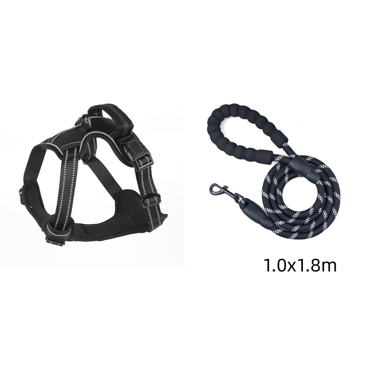 No-pull dog harness, breathable reflective vest – alternate view