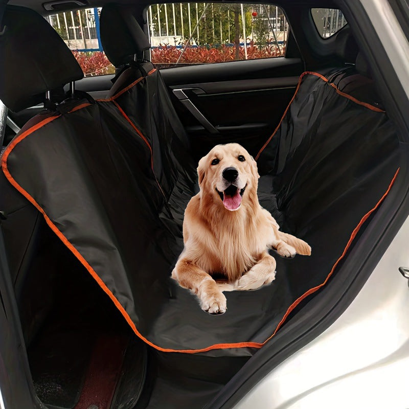 Waterproof dog car seat cover, back seat – alternate view