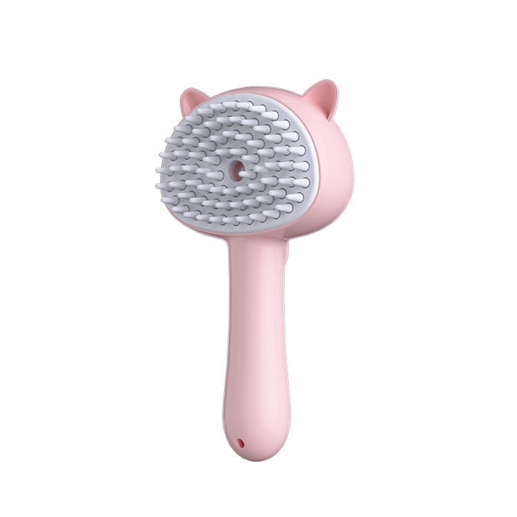Rechargeable mist slicker brush, self-cleaning – alternate view