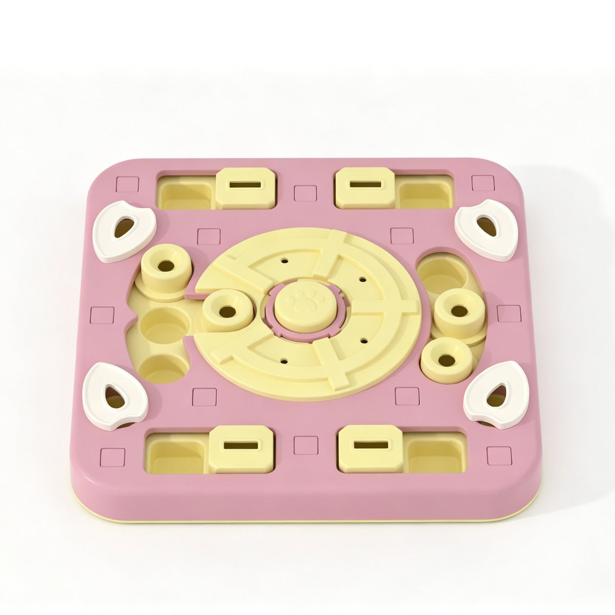 Adjustable pet puzzle toy, treat enrichment – alternate view