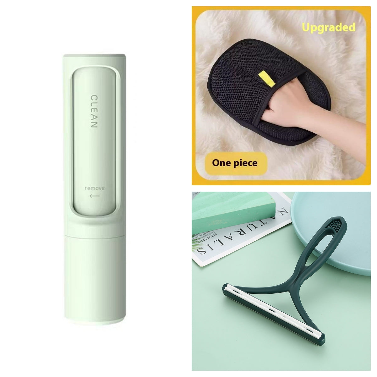 2-in-1 pet hair remover brush & roller – alternate view