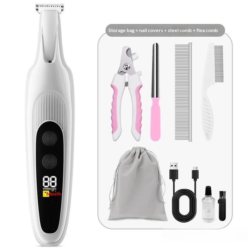 Cordless pet clipper, low-noise, whole-body washable – alternate view