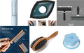 Self-cleaning pet brush, T-shaped roller for fur removal – alternate view