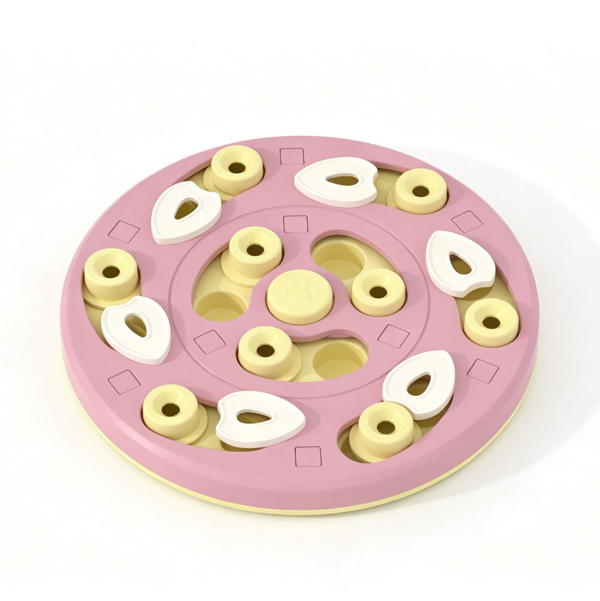 Adjustable pet puzzle toy, treat enrichment – alternate view