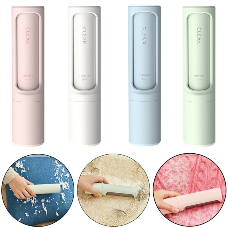 Electrostatic rotating pet hair brush – alternate view