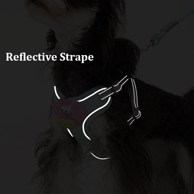 No-pull dog harness, escape-proof vest + leash – alternate view