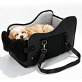 Center console dog car seat, booster to 15lbs – alternate view