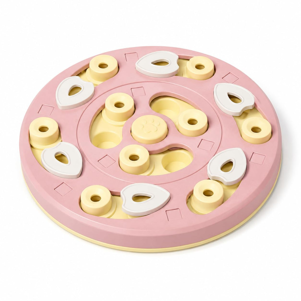 Adjustable pet puzzle toy, treat enrichment – alternate view