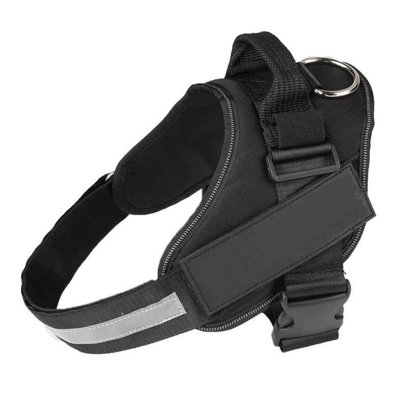 Custom personalized dog harness, no-pull patch – alternate view