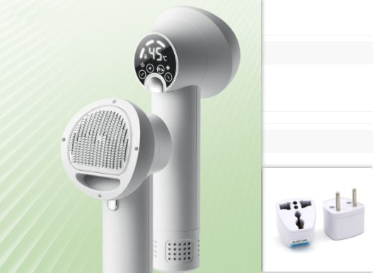 Pet hair dryer, silent 300W blow & comb for dogs & cats – alternate view