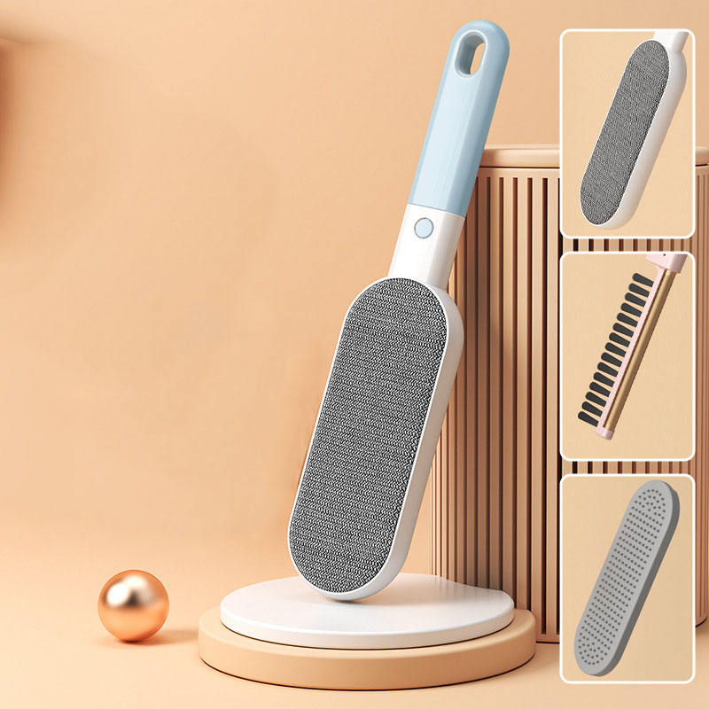 Double-sided pet hair removal brush – alternate view