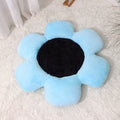 Round flower cat nest, warm plush all seasons – alternate view