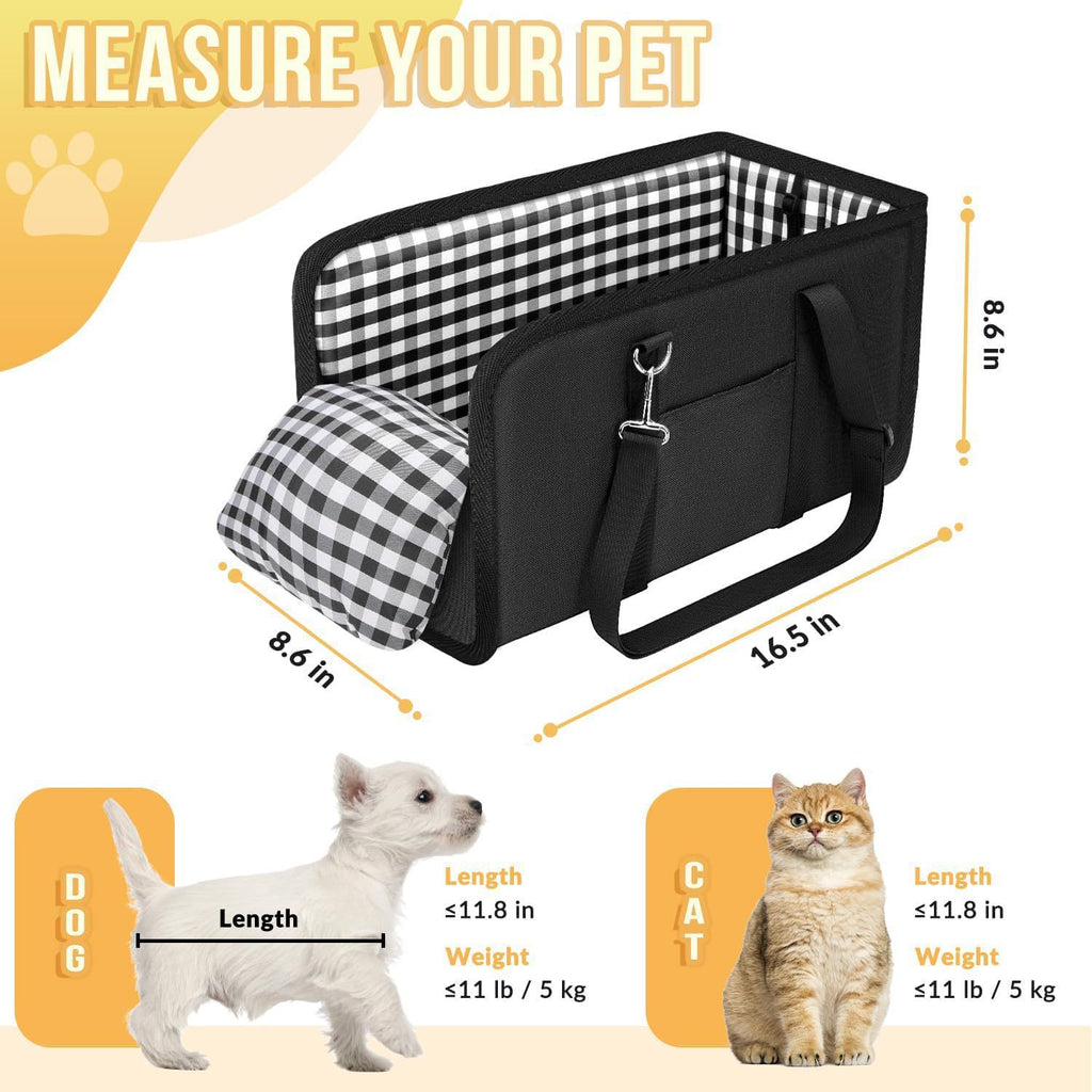 Center console dog booster seat 11lbs – alternate view