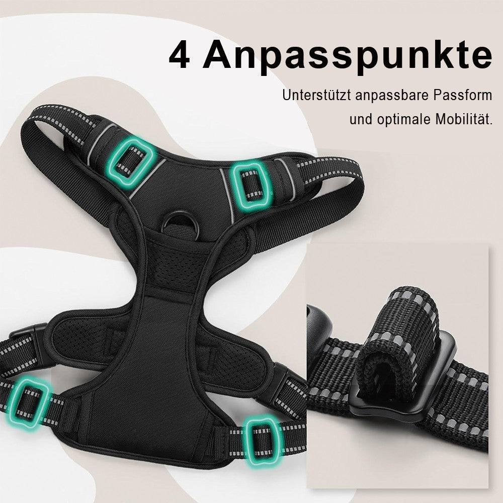No-pull dog harness, poop bag dispenser set – alternate view