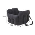 Waterproof portable pet car seat bed – alternate view