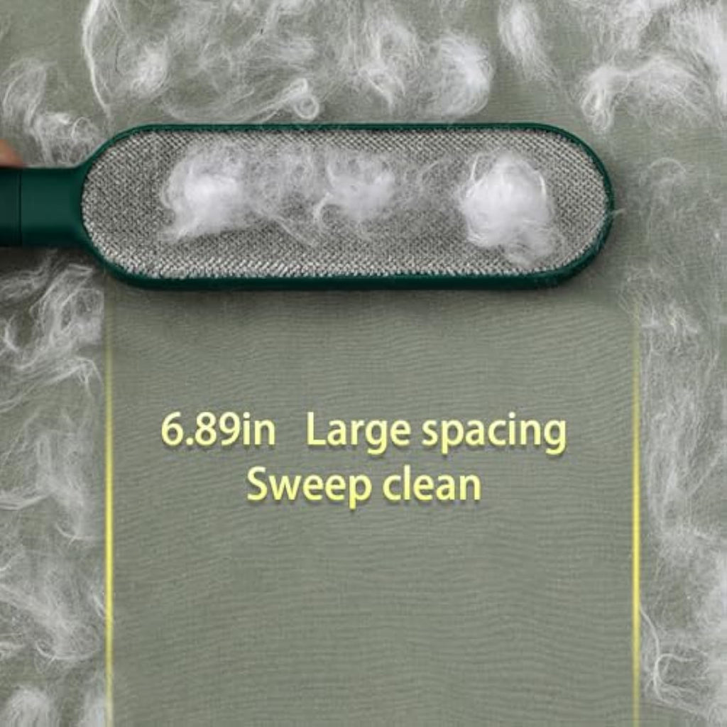 Self-cleaning pet hair collector brush – alternate view