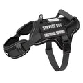 Tactical no-pull dog harness, handle & reflective – alternate view