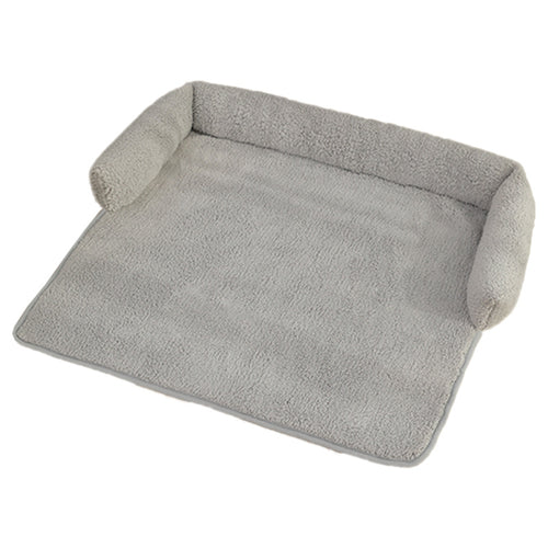 Plush pet throw pillow, sofa-ready cat & dog bed – alternate view